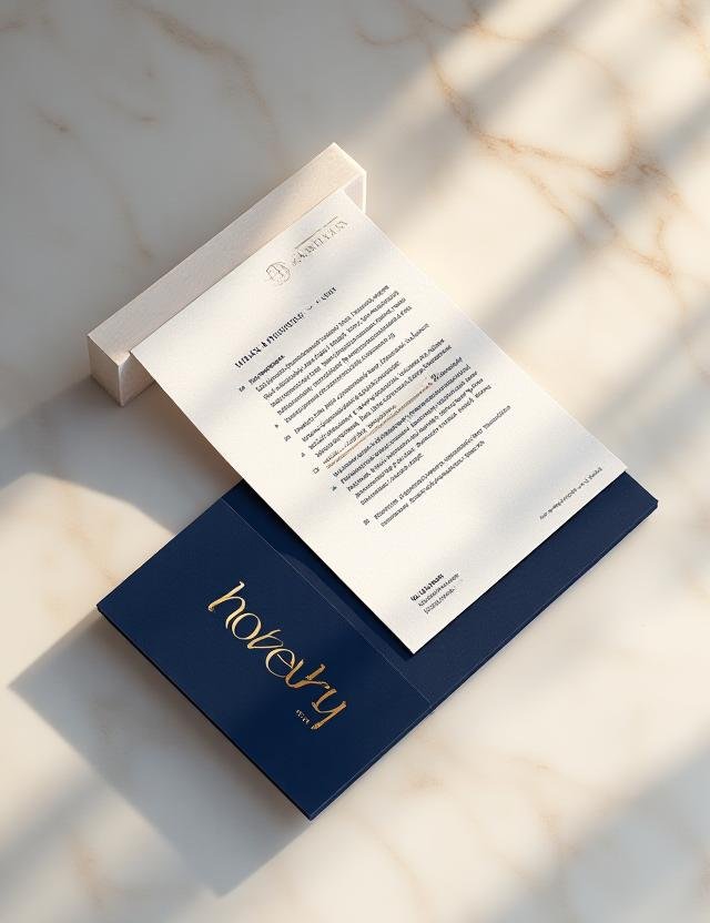 Sophisticated rebranding for a Johannesburg boutique hotel featuring calligraphic textures